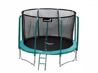 Trampoliny - Trampolina Ogrodowa 312cm/10FT Zielona Z Siatką - miniaturka - grafika 1