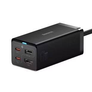 Baseus Ładowarka sieciowa GaN5 Pro 2xUSB-C + USB + HDMI, 67W (czarna) - Ładowarki do telefonów - miniaturka - grafika 1