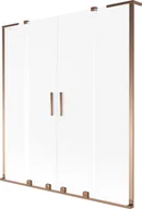Parawany nawannowe - Mexen Velar L Duo parawan nawannowy 2-skrzydłowy rozsuwany 140 x 150 cm, szron, różowe złoto - 896-140-003-32-60 - miniaturka - grafika 1