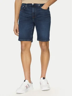 Tommy Hilfiger Szorty jeansowe Brooklyn MW0MW39196 Granatowy Slim Fit - Spodenki męskie - miniaturka - grafika 1