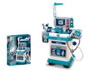 Zabawy w naśladowanie dorosłych - Zestaw lekarski wózek 66x44x25cm - zabawka - miniaturka - grafika 1