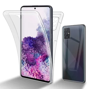 Pokrowiec Do Samsung Galaxy A71 5G Etui w PRZEZROCZYSTY 360° Full Body Obudowa Case Cover Ochronny Cadorabo - Etui i futerały do telefonów - miniaturka - grafika 1