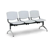 Inne meble biurowe - Euroseat Plastikowa ławka Smile,3-siedzenia 300336 - miniaturka - grafika 1