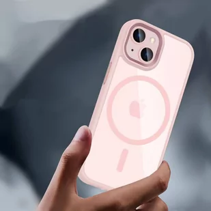 Etui APPLE IPHONE 15 Tech-Protect Magmat MagSafe transparentne różowe - Etui i futerały do telefonów - miniaturka - grafika 4