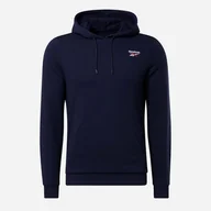 Bluzy męskie - Bluza męska z kapturem Reebok Identity Smal 100051168 M Granatowa (4066751257489). Bluzy z kapturem męskie - miniaturka - grafika 1