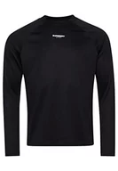 Koszulki męskie - Superdry Train Mock Neck Top Koszulka męska, Czarny, L - miniaturka - grafika 1