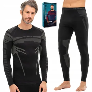 Bielizna TERMOAKTYWNA komplet męski termiczny BRUBECK DRY - XL - Koszulki męskie - miniaturka - grafika 1