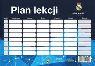 Astra Plan lekcji RM-108 Real Madrid 3 (25szt) - Szkolne artykuły papiernicze - miniaturka - grafika 1