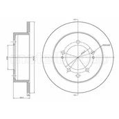 Szczęki hamulcowe - METELLI Tarcza hamulcowa 23-1650C - miniaturka - grafika 1