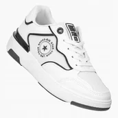 Sneakersy damskie - Sneakersy Damskie Big Star Sportowe Buty Eko Siatka Trampki Białe 37 - miniaturka - grafika 1