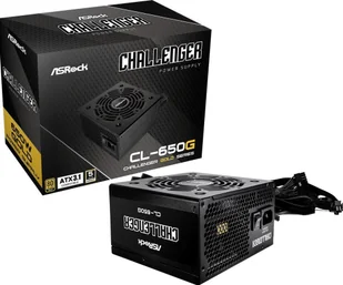 Zasilacz ASRock Challenger Gold 650W CL-650G - Zasilacze komputerowe - miniaturka - grafika 1