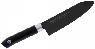 Satake Swordsmith Black 17 Cm Czarny Nóż Santoku Ze Stali Nierdzewnej - Noże kuchenne - miniaturka - grafika 1