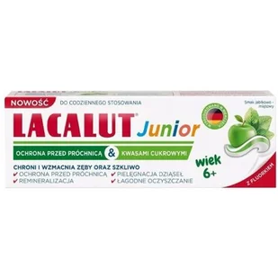 LACALUT JUNIOR PASTA DO ZĘBÓW DLA DZIECI 55ML - Pasty do zębów - miniaturka - grafika 1