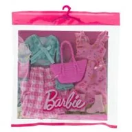 Lalki dla dziewczynek - Barbie ubranka + akcesoria 2-pak HRH43 Mattel - miniaturka - grafika 1