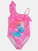 Stroje kąpielowe dla dziewczynek - Strój kąpielowy jednoczęściowy różowy 104-110 - miniaturka - grafika 1