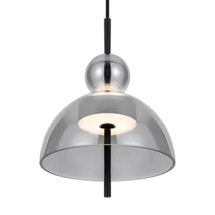 Lampa zwisająca Bangkok MOD185PL-L6B3K4 Maytoni LED 12W 3000K skandynawska czarny przydymiony - Lampy sufitowe - miniaturka - grafika 1