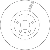Tarcze hamulcowe - Tarcza hamulcowa TRW DF6939S - miniaturka - grafika 1