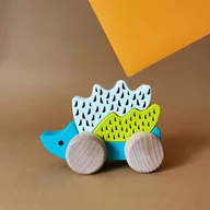 Zabawki zręcznościowe - Drewniany jeż - seria vintage - miniaturka - grafika 1