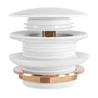 Wanny - Rea Korek wannowy uniwersalny Klik-Klak Rea Biały - miniaturka - grafika 1