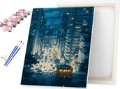 Malowanie po numerach - Malowane po numerach Kolej Linowa w San Francisco / beliart - miniaturka - grafika 1