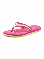 Klapki i japonki damskie - TOM TAILOR 8070304 japonki damskie, wielokolorowa - Mehrfarbig Pink White Lime 02673-36 EU - miniaturka - grafika 1