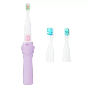 Szczoteczka soniczna VITAMMY Tooth Friends Purple Tutfrut + Końcówka szczoteczki VITAMMY Tooth Friends Niebiesko-zielony (2 szt.) - Szczoteczki do zębów dla dzieci - miniaturka - grafika 1