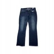 Spodnie męskie - Spodnie męskie jeansowe granatowe Levi's 33/32 SLIM - miniaturka - grafika 1