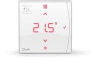 Akcesoria grzewcze - Regulator ogrzewania podłogowego, termostat pokojowy, 24V, liczba kanałów: 0, podtynkowy - miniaturka - grafika 1