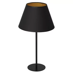 Luminex Arden 3503 Lampa stołowa lampka 1x60W E27 czarny/złoty - Lampy stojące - miniaturka - grafika 1