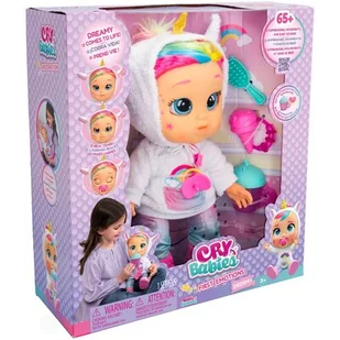 Cry Babies First Emotions Lalka interaktywna Dreamy IMC088580 - Lalki dla dziewczynek - miniaturka - grafika 1
