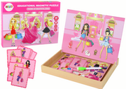Puzzle - Zestaw Edukacyjnych Puzzli Magnetycznych Z Motywem Barbie - miniaturka - grafika 1