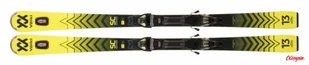 Narty Volkl RACETIGER SC YELLOW + MARKER VMOTION3 12 GW BLACK 2022/2023 - Narty - miniaturka - grafika 1