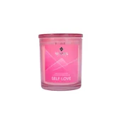 Świece - Senses Story, SELF LOVE, Świeca sojowa, róża & drzewo sandałowe, 440 g - miniaturka - grafika 1