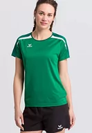 Koszulki i topy damskie - Erima Liga Line 2.0 t-shirt damski wielokolorowa Smaragd/Evergreen/Weiß 48 - miniaturka - grafika 1