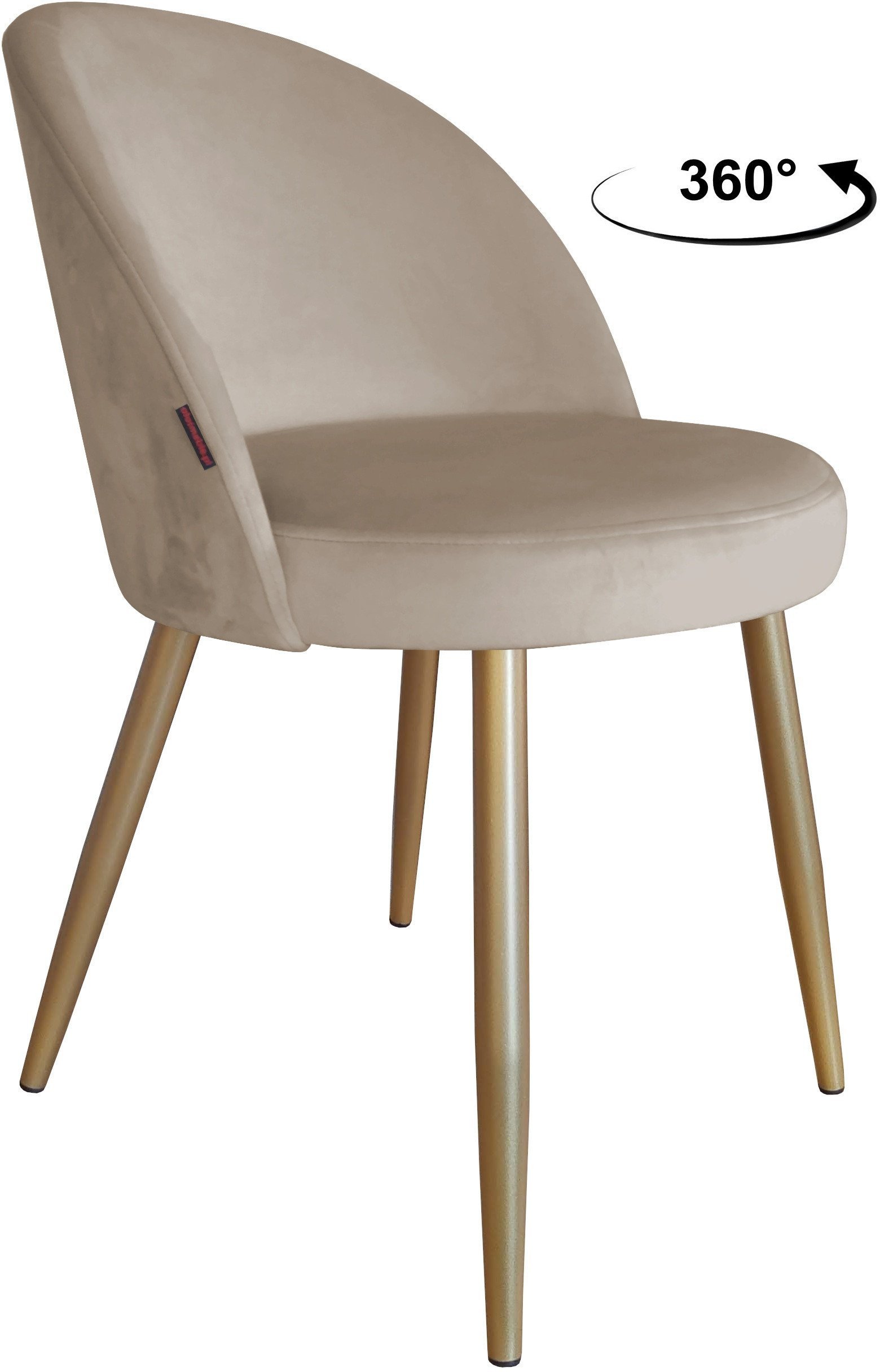 Krzesło obrotowe Trix podstawa złota MG09