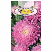 Nasiona i cebule - ASTER CHIŃSKI KSIĄŻĘCY RÓŻOWY NASIONA KWIATÓW roślin OZDOBNYCH p. 1H27; 4H27; - miniaturka - grafika 1