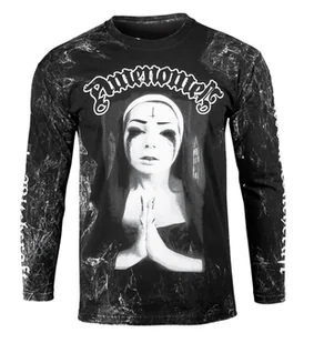 longsleeve AMENOMEN - NUN (OMEN025LO ALLPRINT WHITE)-L - Koszulki męskie - miniaturka - grafika 1