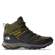 Buty trekkingowe męskie - Trekkingi The North Face Hedgehog Mid GORE-TEX NF0A8AAABQW1 Khaki - miniaturka - grafika 1