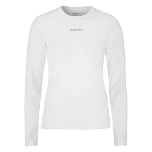 Damska Koszulka z długim rękawem CRAFT ADV ESSENCE LS TEE 2 W 1914797-900000 – Biały - Koszulki i topy damskie - miniaturka - grafika 1