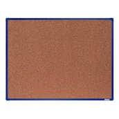 Tablice i flipcharty - boardOK Tablica korkowa boardOK, 120x90 cm, niebieska aluminiowa rama VOK120090-3200 - miniaturka - grafika 1