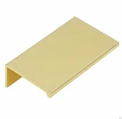 Zawiasy, okucia i inne akcesoria - Uchwyt meblowy krawędziowy 2446 48 Złoty Polerowany - miniaturka - grafika 1