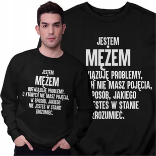 Bluza Dla Męża Śmieszny Prezent Rozwiązuję Problemy Bluza Męska - Bluzy męskie - miniaturka - grafika 1