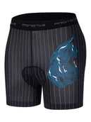 Kalesony - Protective Bokserki kolarskie "Mad Cat" w kolorze antracytowym - miniaturka - grafika 1