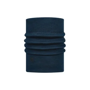 Komin wielofunkcyjny z wełny merynosów Buff Merino Heavyweight Solid Denim - Czapki i chusty sportowe damskie - miniaturka - grafika 1