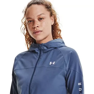 Kurtka damska Under Armour Woven Hooded Jacket - Kurtki i kamizelki sportowe damskie - miniaturka - grafika 3