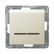 Wyłączniki światła i elektryczne - Ospel Impresja Modul Łącznik hotelowy ŁP-15YS/m/27 - miniaturka - grafika 1