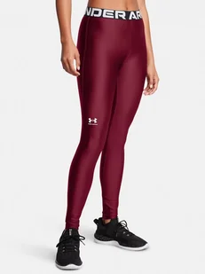 Legginsy Treningowe Damskie Ua Hg Authentics Leggin Under Armour 1383559-626 Bordowy - Legginsy - miniaturka - grafika 1