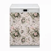 Dekoracje domu - Bluedecor Mata na zmywarkę magnes Kolorowe kwiaty 60x80 - miniaturka - grafika 1