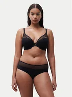 Majtki damskie - Chantelle Figi klasyczne Norah Chic C16M40 Czarny - miniaturka - grafika 1