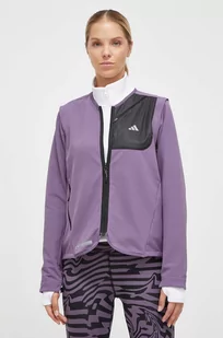 adidas Performance kurtka do biegania Ultimate Conquer the Elements COLD.RDY kolor fioletowy przejściowa - Kurtki damskie - miniaturka - grafika 1